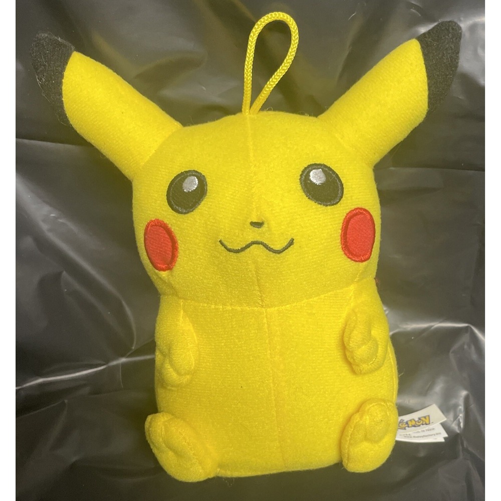 Pokémon Pikachu 7" Plush Toy Factory GREAT Condition No Tags‎